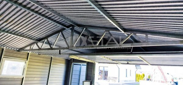 Metallgarage 5m x 6m - LUX41 – Bild 4