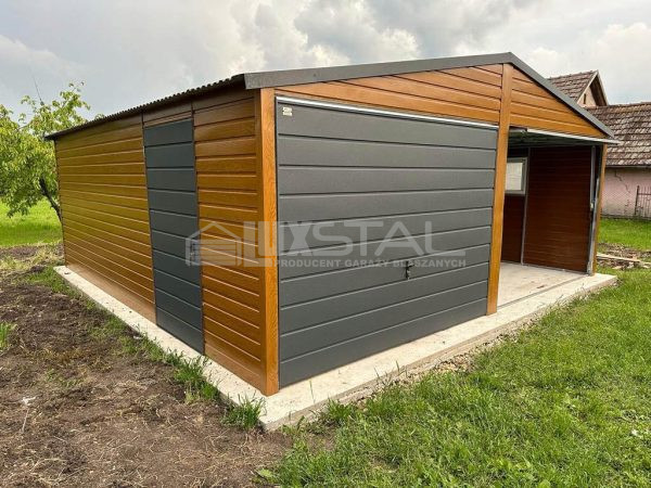 Metallgarage 6m x 6m - LUX43 – Bild 4
