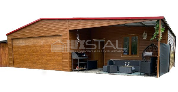 Metallgarage 10m x 7m - LUX7