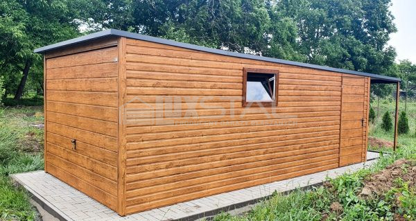 Metallgarage 3m x 6m - LUX130 – Bild 4