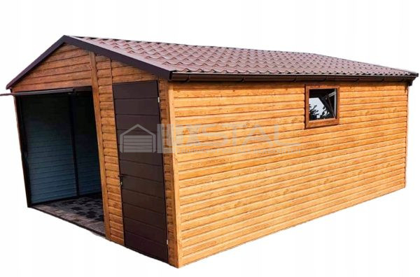 Metallgarage 4,5m x 6m - LUX128