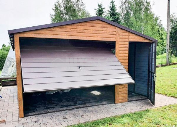 Metallgarage 4,5m x 6m - LUX128 – Bild 3