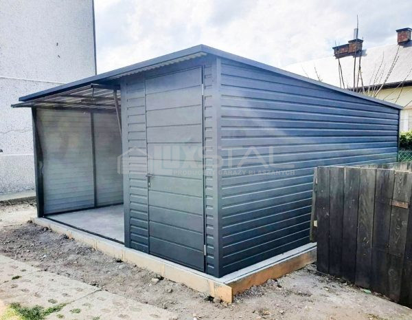 Metallgarage 4,5m x 6m - LUX115 – Bild 3