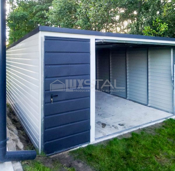 Metallgarage 4m x 5m - LUX14 – Bild 3