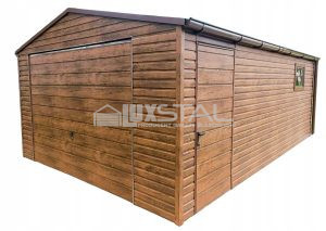 Metallgarage 4m x 6m -  LUX133