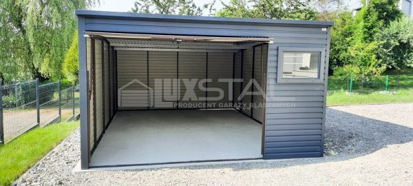 Metallgarage 4m x 7m - LUX61 4x7 – Bild 3