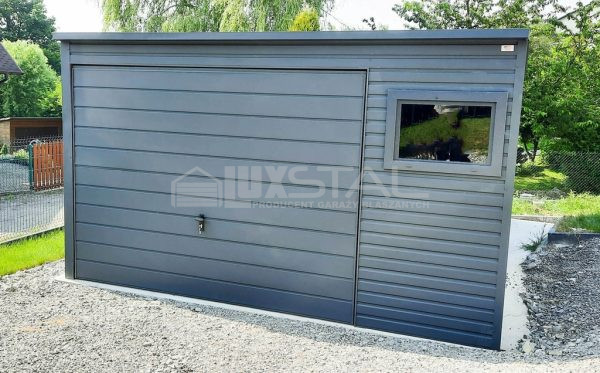 Metallgarage 4m x 7m - LUX61 4x7 – Bild 6