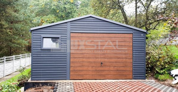 Metallgarage 5m x 5m - LUX126 – Bild 3