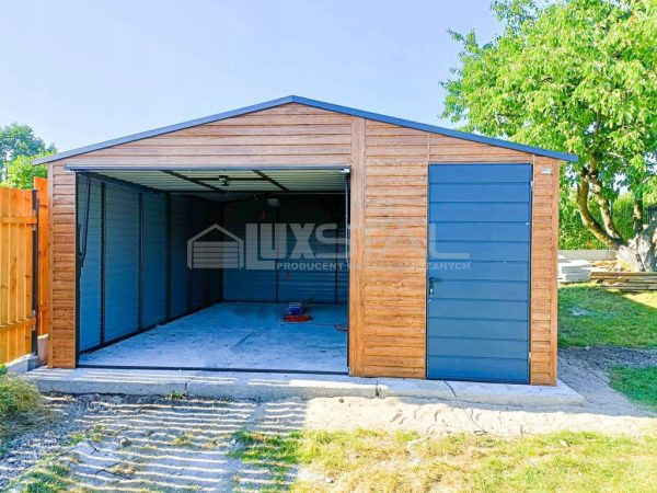 Metallgarage 5m x 5m poziom -  LUX112 – Bild 2