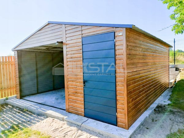 Metallgarage 5m x 5m poziom -  LUX112 – Bild 4