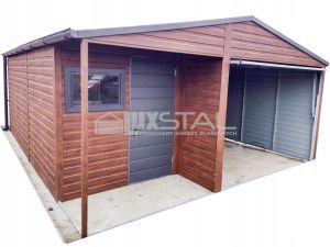 Metallgarage 5m x 6m -  LUX111