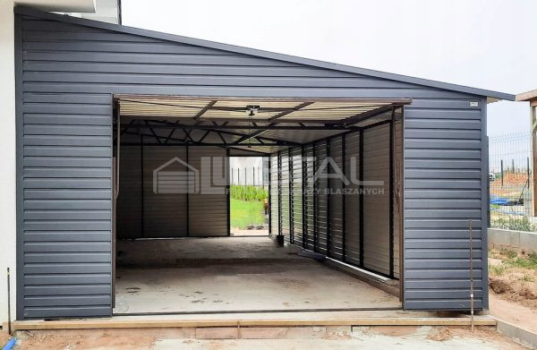 Metallgarage 5m x 8m - LUX59 – Bild 2