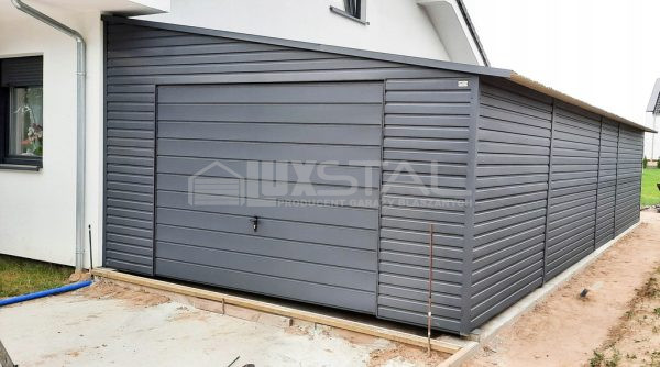 Metallgarage 5m x 8m - LUX59 – Bild 4
