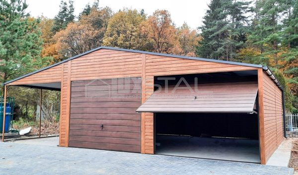 Metallgarage 6,5m x 6m + 3m.  LUX86 – Bild 2