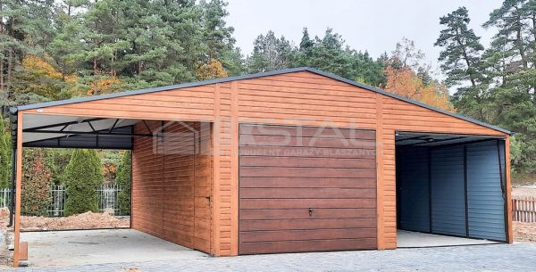 Metallgarage 6,5m x 6m + 3m.  LUX86 – Bild 4