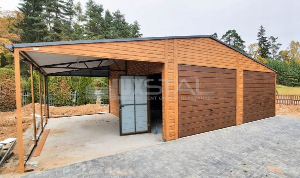 Metallgarage 6,5m x 6m + 3m.  LUX86 – Bild 7