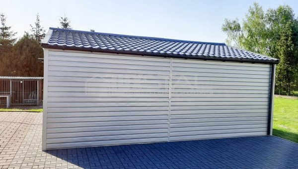 Metallgarage 6,5m x 6m - LUX58 – Bild 2
