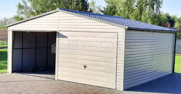 Metallgarage 6,5m x 6m - LUX58 – Bild 3