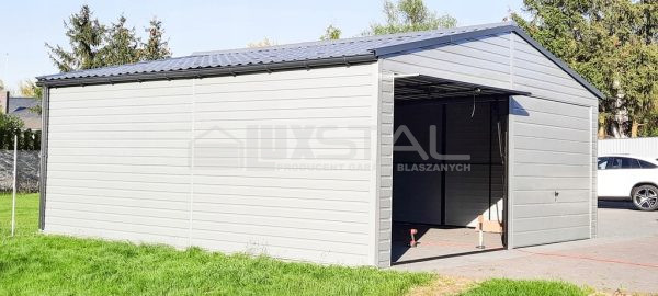 Metallgarage 6,5m x 6m - LUX58 – Bild 6