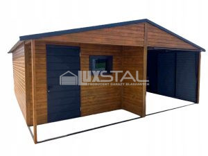 Metallgarage 6m x 6m - LUX28