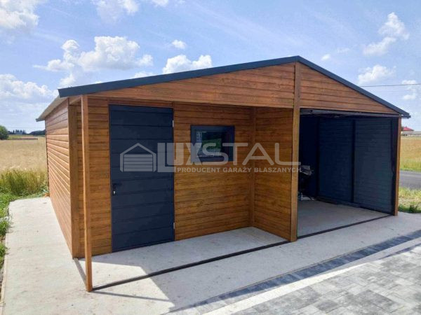 Metallgarage 6m x 6m - LUX28 – Bild 2