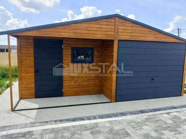 Metallgarage 6m x 6m - LUX28 – Bild 3