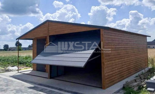 Metallgarage 6m x 6m - LUX28 – Bild 4