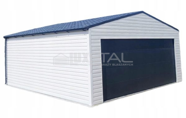 Metallgarage 6m x 6m - LUX18