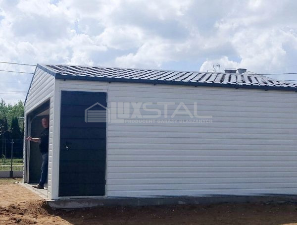 Metallgarage 6m x 6m - LUX18 – Bild 2