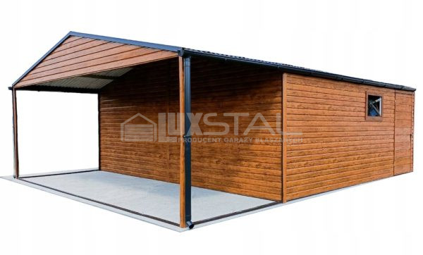 Metallgarage 6m x 5m - LUX104