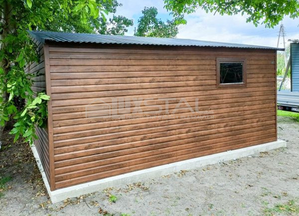 Metallgarage 6m x 5,5m poziom -  LUX38 – Bild 3