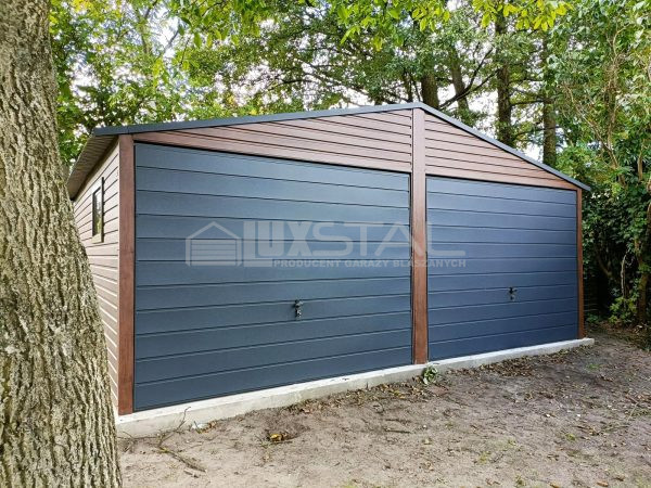 Metallgarage 6m x 5,5m poziom -  LUX38 – Bild 5