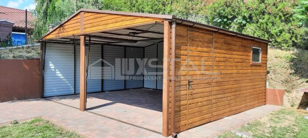 Metallgarage 6m x 5,8m - LUX107 – Bild 3