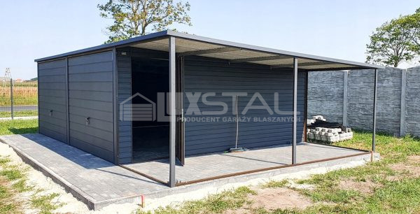 Metallgarage 6m x 5m - LUX124 – Bild 4