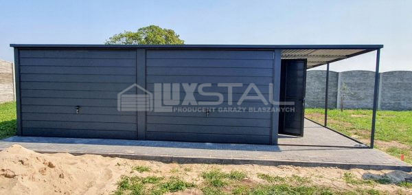 Metallgarage 6m x 5m - LUX124 – Bild 7