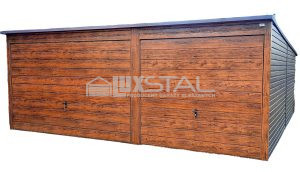 Metallgarage 6m x 6m poziom -  LUX74