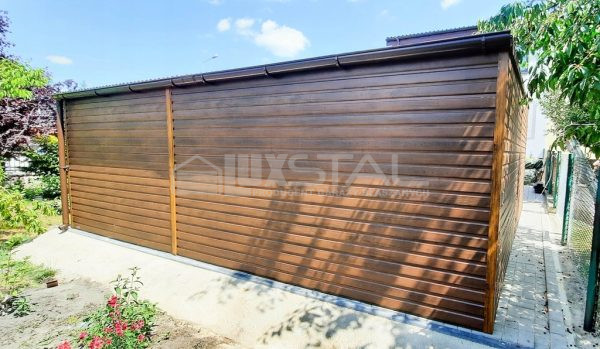 Metallgarage 6m x 6m poziom -  LUX74 – Bild 4