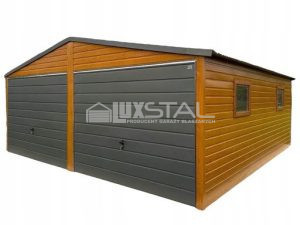 Metallgarage 6m x 6m - LUX43