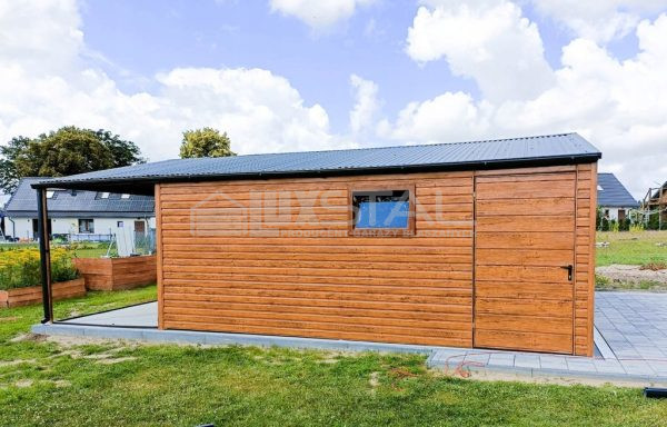 Metallgarage 6m x 6m poziom - LUX100 6x6 – Bild 8