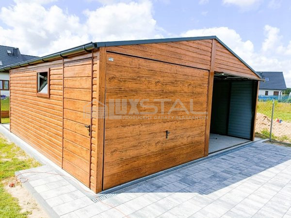Metallgarage 6m x 6m poziom - LUX100 6x6 – Bild 11