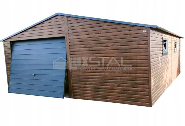 Metallgarage 6m x 6m - LUX102