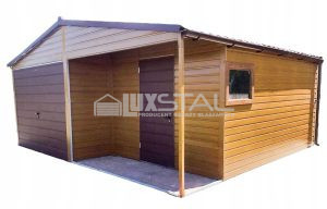 Metallgarage 6m x 6m - LUX42 6x6