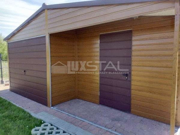 Metallgarage 6m x 6m - LUX42 6x6 – Bild 2