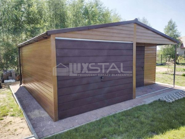 Metallgarage 6m x 6m - LUX42 6x6 – Bild 3