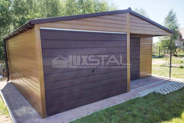 Metallgarage 6m x 6m - LUX42 6x6 – Bild 4