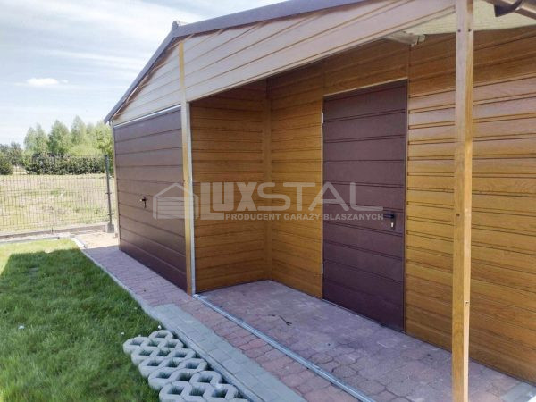 Metallgarage 6m x 6m - LUX42 6x6 – Bild 6
