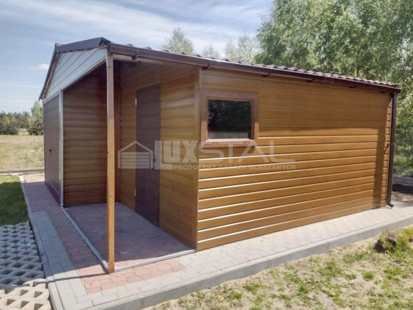 Metallgarage 6m x 6m - LUX42 6x6 – Bild 8