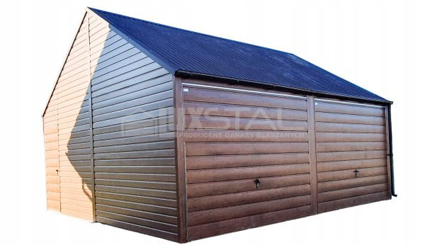 Metallgarage 6m x 6m - LUX96