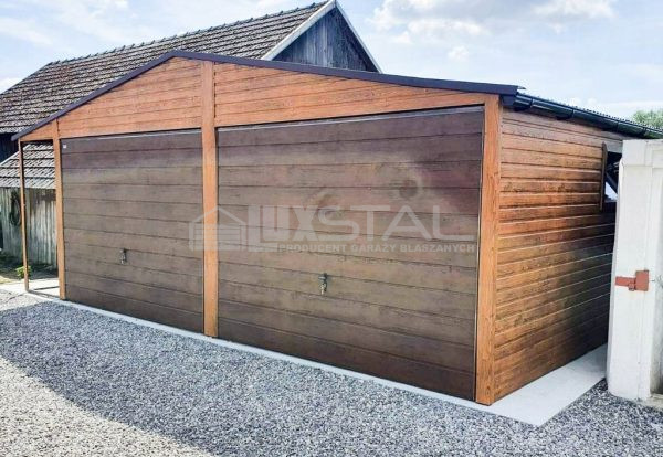 Metallgarage 6m x 6m poziom - - LUX97 6x6 – Bild 2
