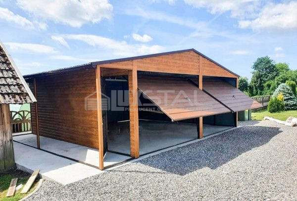 Metallgarage 6m x 6m poziom - - LUX97 6x6 – Bild 3